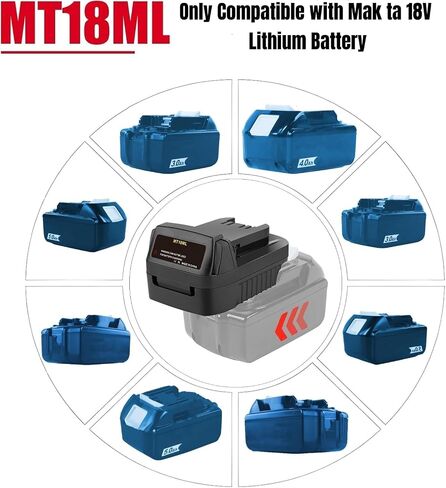 for Milwaukee to for Makita Battery Adapter in Saudi Arabia