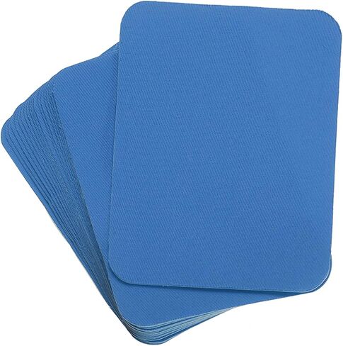 uxcell 20 Cream Fabric Iron-On Patches, 4.1" x 3.0", Rectangular, Plain, Patches, Fabric Patch in Saudi Arabia