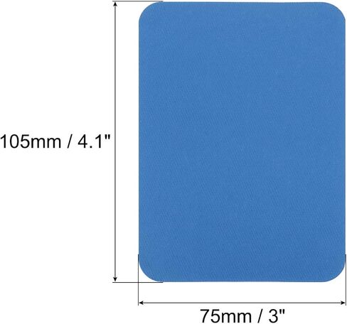 uxcell 20 Cream Fabric Iron-On Patches, 4.1" x 3.0", Rectangular, Plain, Patches, Fabric Patch in Saudi Arabia