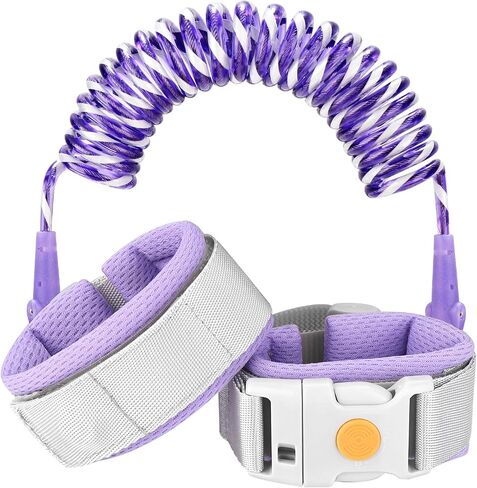 Accmor Anti Lost Wrist Link with Induction Lock, 2 Packs Upgraded Toddler Leash, Reflective Kids Wrist Leash for Baby Boys Girls, Child Walking Wristband Leash with Magnetic Unlock Design for Outdoor in Kuwait