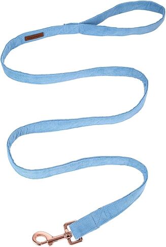 Lionheart glory Dog Leash, Durable Corduroy Dog Leash, Strong Thick Dog Leash with Soft Handle for Small Medium Large Dogs in Saudi Arabia
