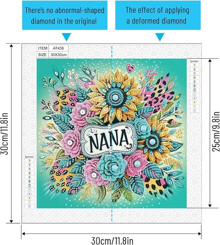 LazyFold Special Shape Diamond Art Kits for Beginners, Diamond Art Painting Kits for Adults Peacock, Crystal Rhinestones Diamond Art Painting for Home Wall Decoration Gift 12×12inch in Saudi Arabia