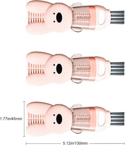4 in 1 Cup Lid Cleaning Brush, Multifunctional Bottle Cleaning Brush, Cup Crevice Cleaning Tools, Easy to Clean and Storage, Cup Lid Gap Cleaner, Home Kitchen Cleaning Tools - 3Pcs in Saudi Arabia