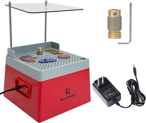 Stained Glass Grinder,Mini Portable Stained Grinder Diamond Glass Art Grinding Tool with 5/8" Diamond Grinder Bit in Saudi Arabia