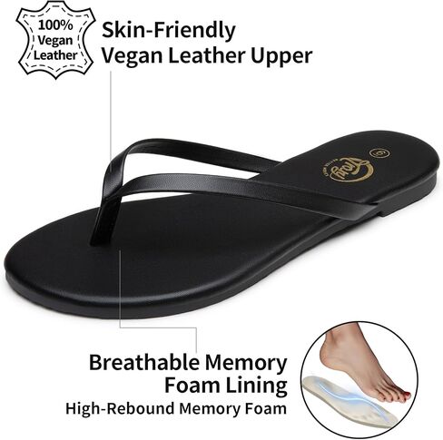 Trary Women's Sandals,Sandals for Women,Flip Flops for Women,Womens Flip Flops,Womens Sandals Comfortable,Thong Flat Sandals,Dressy sandals women,Cute Sandals for Women Girls Ladies in Kuwait