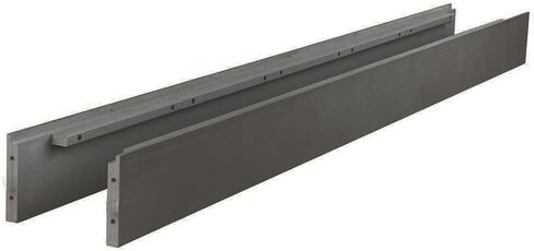 CC KITS Full-Size Conversion Kit Bed Rails for Ti Amo Cribs by Bivona (White) in Kuwait