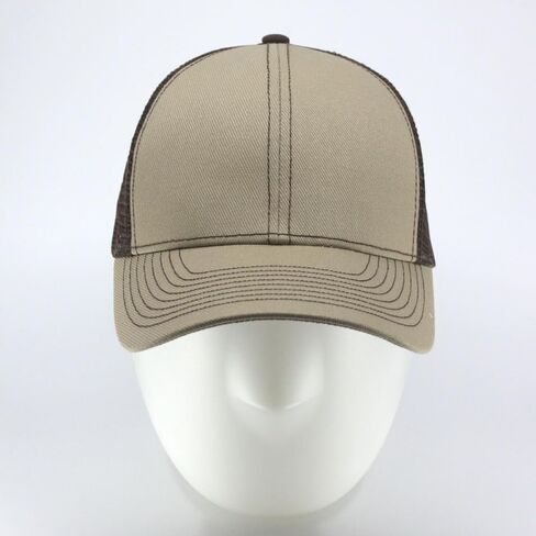 The Vintage Year Plain Two Tone Cotton Twill Mesh Adjustable Trucker Baseball Cap in Kuwait