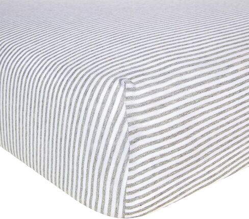 Burt's Bees Baby Essential Organic Cotton Fitted Crib Sheet, Breathable for Boy Girl Standard Crib & Toddler Mattresses in Kuwait