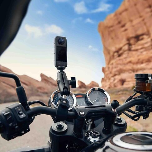Insta360 x4 BMW Motorrad Limited Edition Potorition Potordition Bundle- 8K Camera 360 Action Camera مع 1/2 " in Kuwait