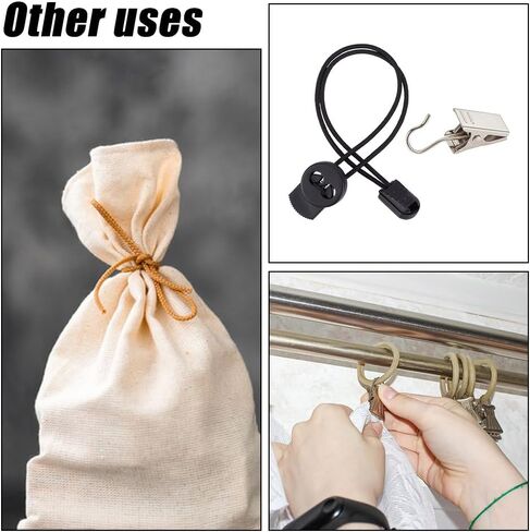 DELORIGIN 10 Set Stretch Clip for Cross Stitch, Black Cross-Stitch Side Clips, Side Tensioners Clips for Scroll Frames, Side Tensioners for Embroidery Frames Needlework Cross Stitch Embroidery in Saudi Arabia