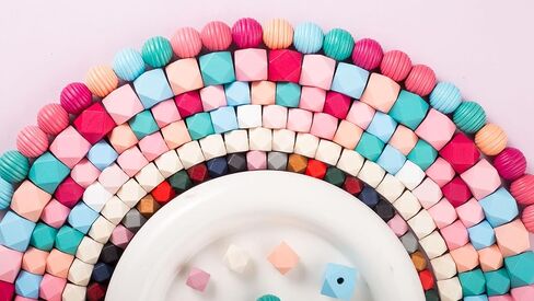 DAHI 15mm Wooden Beads Geometric Faceted Wooden Beads 70pcs Mixed Candy Wood Bead for DIY Jewellery Making Keychain DIY(15mm/70pcs) in Kuwait