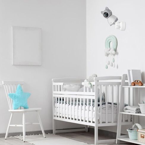 Baby Monitor Wall Mount Compatible with Hellobaby, Nooie, iFamily, OKAIDI, ANMEATE, Blemil and Baby Cameras with 1/4 Thread Connection, Adjustable Angle-Easy to Install (Camera Not Included) in Kuwait