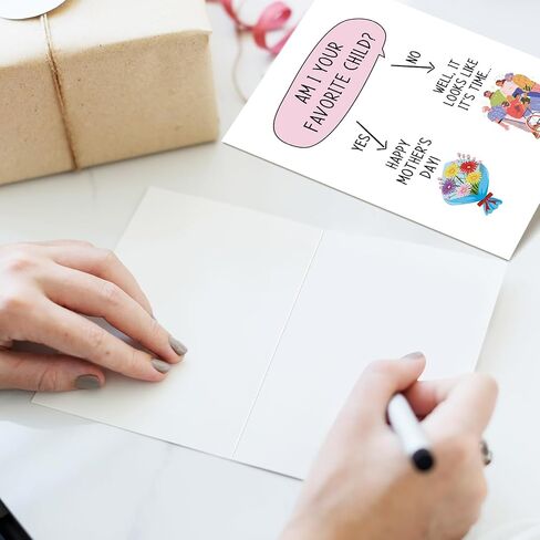 Favorite Child Mother's Day Card for Mom Grandma, Mothers Day Card from Child, Hilarious Mother's Day Card, Am I Your Favorite Child Card in Kuwait