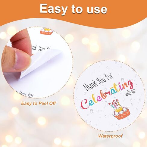Mermaid Thank You Stickers 2 Inch Thank You for Making My Party A Splash Stickers, 60Pcs Round Mermaid Birthday Sticker for Envelope Seal Birthday, Baby Shower Party Favors in Saudi Arabia