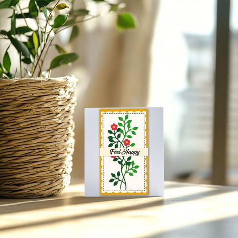 UNICRAFTALE 9Pc Nature Plants Theme Cutting Dies Metal Flowers Leaves Tree Template Stainless Steel Reusable Cutting Dies Drawing Stencils Tool for Stencil Bookmark Dot Journal Stencil in Kuwait
