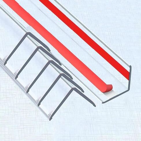Clear Self-Adhesive Wall Corner Guards Walls Edge Protector & Corner Protectors for Wall, Furniture Corner, Door Easy to Install for Baby (10 Pcs, 1.2in x 39.5in) in Saudi Arabia