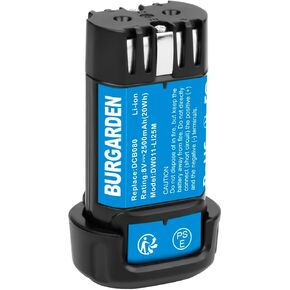 2 Pack 2500mAh 8V Max Replacement Li-ion Battery Compatible with Dewalt DCB080 DCF680N1 DCF682 DCB095 DW4390 DCF680N2 DCF680G2 DCL023 DCF680