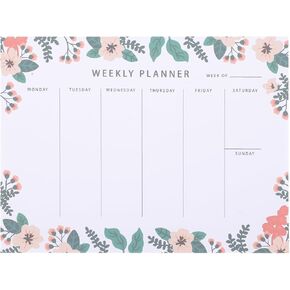 مخطط تقويم Gadpiparty مخطط غير مؤرخ Desk Notepad Weekly Note Pads Notes Weekly Notes منصات المذكرة للمكتب المنزلي التقويمات Calandar Calandar