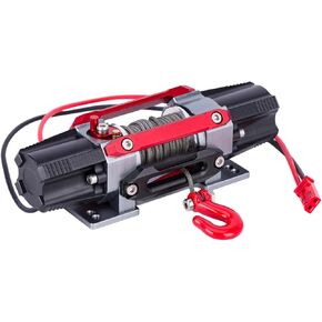 RC Metal Dual Motor Winch for 1/8 1/10 RC Crawler Car Axial SCX10 TRAXXAS