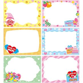 180 Pcs Mother's Day Name Tag Stickers Mother's Day Gift Labels Best Mom Name Labels for Mother's Day Gift Wrapping Crafts Party Classroom Décor