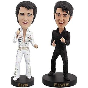 Royal Bobbles Elvis Presley ، Aloha من Hawaii Bobblehead & '68 BOSTBABEN