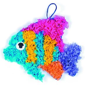 المرح Express Express Trisse Trise Tropical Fish Craft Kit - Makes 12 - VBS Vabs Hacation Bible School Supplies/Decor