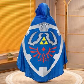 Cosplay Master Sword Hylian Shield Soft Respable Throw Cloak