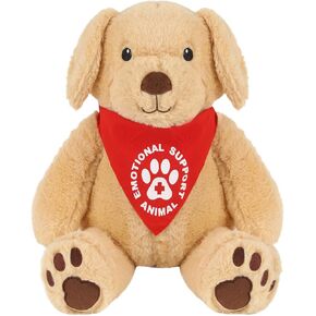 ForYoung 4.4 pounds 19.5-inch Weighted Plush Animal Dog, Super Cute and Realistic Plush Toy, Soft Dog Plush Pillow, Adult and Child Gift (Dog)