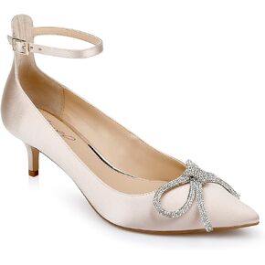 Jewel Badgley Mischka Geranium Kitten Heel Pump