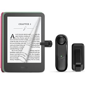 Kindle Page Turner Remote Clicker (Responsive & Stable) with Silent Button, 90 Day Battery Life (Compatible Case) Max Compatible Total Thickness is Up to 0.58 Inch
