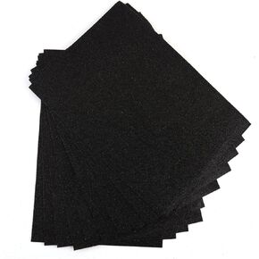 10 Pcs Glitter Foam Sheets EVA Foam Sheets A4 Craft Foam Paper for DIY Crafts Scrapbooking, White