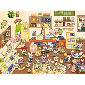 Pintoo Jigsaw Buzzles 1200 قطعة للبالغين - Mandie - Puzzle Shop اللغز البلاستيكي الجميل للديكور المنزلي صفر الغبار تخزين سهلة [H3692]