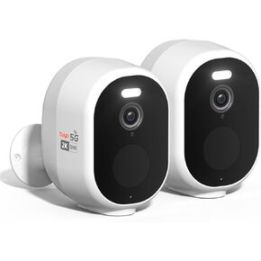 Rraycom Security Cameras Wireless Outdoor 5G/2.4G WiFi 4Pack,2K Battery Powered Indoor Home Camera with AI Detection,Color Night Vision, Siren, 2-Way Audio, IP65 Waterproof, Works w/Alexa, SD/Cloud