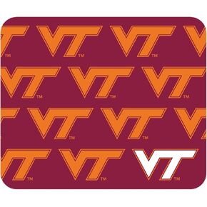 OTM Essentials Virginia Tech University Mouse Mouse Mouse ، وملحقات المكتب ، وسادة فأر ألعاب النسيج القياسية ، التميمة تكرار V1