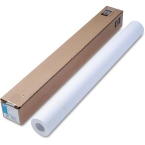 ورقة مغلفة HP C6020B ، 24 رطل ، 36 بوصة x150 قدم ، 90 GE/101 ISO ، BR الأبيض