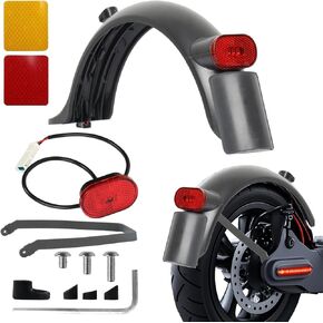 Scooter الخلفية الطينية مع خلفية LED LED LED LEAR MUDGUARDEN