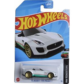 Matchbox Hot Wheels '15 Jaguar F-Type Project 7, HW Roadsters 5/5 [White] 116/250