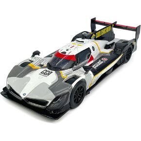 1:24 Scale 2022 BMW M Hybrid V8 Race Car Model Toy Car Metal Diecast Toy Vehicle, Light and Sound, Toys for Boys Kids Gifts, Men Collection, Home Office Décor, White