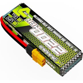 11.1V Lipo Battery 3S 35C 2200mAh Lipos with XT-60 Connector for RC Car Trucks 1/8 1/10 1/12 RC Vehicles