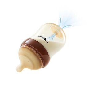 PPSU Natural Anti-Colic Baby Bottles That Mimic Breastfeeding Newborn Breast Like Nursing Bottle for Breastfed Babies Who Refuses Bottle Boy Girl Infant Formula Feeding Anti Gas 8oz/240mL 3m+