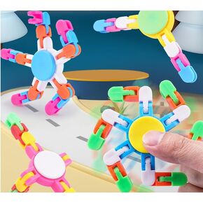 Goldge 28pcs Defresable Transformable Transformable - ألعاب روبوت DIY القابلة للتشوه ، و Gyro الحسية للإجهاد للأطفال والبالغين ، حشوات سلة عيد الفصح المثالية وحشو التخزين