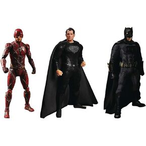 Mezco Zack Snyder's Justice League 1/12 Deluxe Steel Box مجموعة 15-17 سم