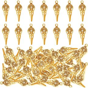 50pcs سبيكة الغراب Raven Skull Charms Bird Head Headon Skhars arndant for Halloween Witch Pagan Necklet