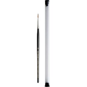 Da Vinci Watercolor Series 10 Brush Maestro Paint ، Round Kolinsky Red Sable مع أنبوب تخزين شفاف ، الحجم 3 (19-3)