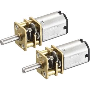 Meccanixity Micro Speed ​​Gear Motor ، DC 6V 400 دورة في الدقيقة مع علبة التروس المعدنية الكاملة لطائرة RC DIY ، حزمة سيارة طراز 2 2