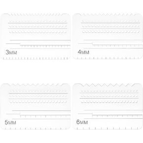 4 PCS قالب جلدي أكريليك حاكم حساب تحديد المواقع للحقيبة محفظة الأوسريليك مستنسة الجلود طقم صنع القالب ل DIY المصنوعة يدويا مصنوعة الرسومات استنسل رسومات