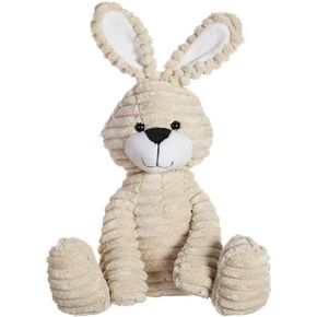Apricot Lamb Toys Plush Corduroy Rabbit Bunny Stuffed Animal Soft Cuddly Perfect for Child （Green Bunny,8.5 Inches