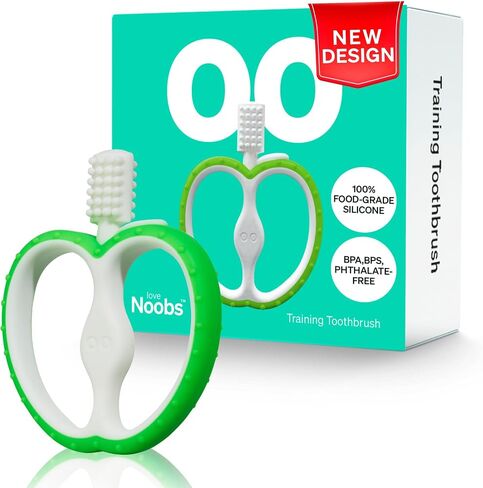 Baby Teething Toys by LoveNoobs™, Baby Toothbrush, Teethers for Babies 3-6 Months, Baby Teether Toys, BPA-Free Silicone Teethers for Babies 6-12 Months, Baby Teething Relief, Baby Teethers 0-6 Months in Saudi Arabia