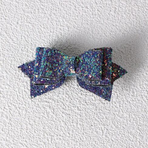 Glitter Orange Hair Bows 3in Sparkly Sequins Hairpins Alligator Clips Small Cute Cheer Hair Barrettes for Toddler Teen Baby Girls Happy Fall Thanksgiving Dress Decor Accessory Gift in Saudi Arabia