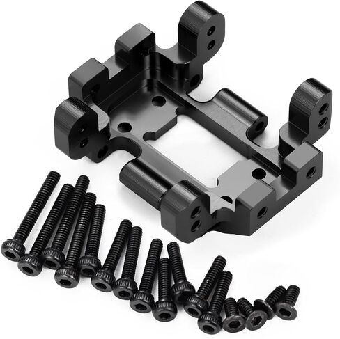 REDCAT ASCENT-18 SKID Plate Black CNC CNC ALUMINIM GEAR SKID SKID PLATE MUNT SMINBLAND BRACE FIRCH FOR 1/18 REDCAT ASCENT-18 RC PORTRING (RED) in Kuwait